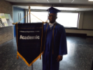 Graduate with EOC banner