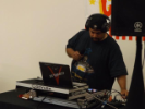DJ plays music