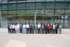 3rd International Workshop on Advanced Wind Engineering Testing and Technology group shot outside of Davis Hall. 
