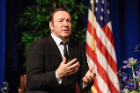 Kevin Spacey told audience members that it's the risk-takers who are rewarded in the end. Photo: Joe Cascio