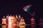 The Indian SA performance featured a tribute to Ghandi. Photo: Chad Cooper