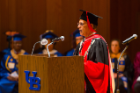 UB President Satish K. Tripathi addressed students at UB's 20th Annual ALANA Celebration of Achievement.