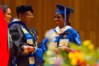 Graduating students were congratulated as they walked across the stage at UB's 20th Annual ALANA Celebration of Achievement, a pre-commencement ceremony.