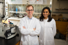 The research team includes Timothy Cook, assistant professor of chemistry, and first author Anjula M. Kosswattaarachchi, a PhD student in chemistry. 