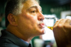 Joe Nardacchia samples 1808 corn whiskey.