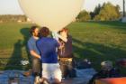 The weather balloon experiment is part of a project called LinkSat, led by UB faculty member Manoranjan Majji and supported by NASA.