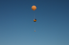 The balloon flew roughly 20 miles into the sky and traveled 100 miles east to Geneva, N.Y., before bursting due to thinning atmospheric pressure. The instruments, which landed in a field, measured radio frequency noise, important in satellite applications, as a noisier environment makes communication with the spacecraft more difficult.