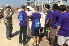 Students also took field trips, including an excursion to National Grid's facility on Dewey Avenue in Buffalo, where they learned about the bucket ladder.