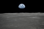 A view of Earth rising over the Moon's horizon, taken from the Apollo 11 spacecraft. Photo: NASA