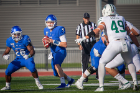 Quarterback Kyle Vantrease, in his first start of the season, looks to make a play. Photo: Meredith Forrest Kulwicki 