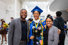 Sydné Jackson, a recipient of the SUNY Chancellor's Award for Student Excellence, shared her celebration with loved ones.