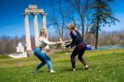 This past fall, when UB reopenined fully in-person, the club members began doing more of the activities and events — like baguette fencing — that they envisioned at the beginning.