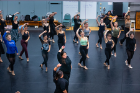 Students took part in multiple classes in flamenco technique and history over Encinias' four-day residency.