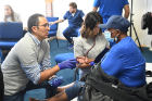 Free and open to the public, the clinic offered a physical exam, screening for peripheral arterial disease and referrals. Representatives from the Center for Elder Law and Justice were also on hand to provide free legal advice and consultation.