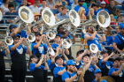 UB Pep Band: Alumni are always welcome to join us at the games as we hype up the crowd and lead cheers throughout the stadium.