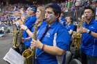 UB Pep Band performing at the Men’s NCAA Tournament in Boise, Idaho