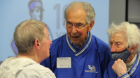 Former Band Director Frank Cipolla talked with many band alumni.