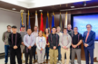 2025 Veteran and Military connected graduates after the annual cord celebration.