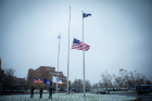 UB honors the university’s veteran and military service members with its annual Veterans Day flag raising ceremony.