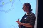 Lucie Kafkova explains her research on African trypanosomes protein function.
