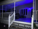 UB grad's porch is glowing #UBTrueBlue for Homecoming and family weekend!