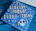 "I have been in school for so long. This quote is funny because is it true. You slow forget what you learned when you first get to UB. I chose Dory because she is forgetful." -Kaitlyn Fernandez, Most Humorous, First Place