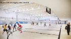 Open recreation courts - level 3, proposed rendering wellness and recreation center, North Campus.