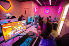 An exciting new Esports lounge opened for students in Hadley Village. 