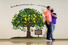 As the semester began, Student Life installed a gratitude tree in the Student Union where students, staff and faculty added gratitude statements on leaves.
