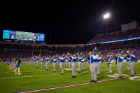 Making UB history, the UB Marching Band played during half time of the Buffalo Bills home season opener at Highmark Stadium in September.