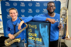 Campus Living hosted a resident appreciation event in December called This is Our House, featuring the UB Marching Band.