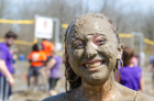 Just keep smiling...You never know how muddy you're going to get!