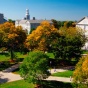 campus in the fall. 
