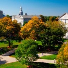 campus in the fall. 