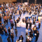 Overhead view of a previous career fair. 