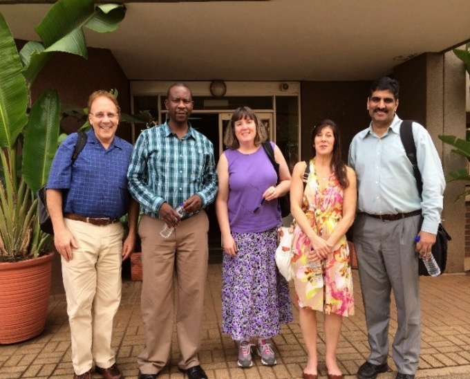 Gene D. Morse (UB), Charles C. Maponga (UZ), Kelly Tooley (UB), Robin DiFrancesco (UB) and Venu Govindaraju (UB) visited the University of Zimbabwe in for collaborative research and program. 