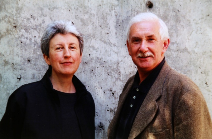 Annette LeCuyer and Brian Carter standing side by side. 