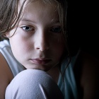 Forlorn looking child. 