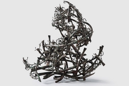 Claire Falkenstein. Turnabout, ca. 1964. Copper. UB Art Galleries: Gift of the David K. Anderson Family, 2000. Falkenstein exhibition. 