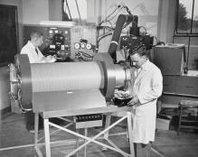 Zoom image: UB Physics lab, 1951