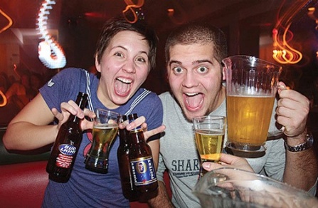 Zoom image: College Student Drinking