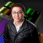 Qiaoqiang Gan is developing a nanoscale photodetector that converts light into energy. 
