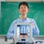 Chi Zhou has printed a 3-D sample of graphene aerogel that is record-breakingly lightweight. 