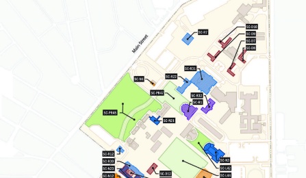 Implementation map of South Campus. 