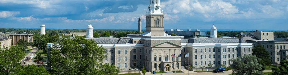 Aerial view of South Campus. 