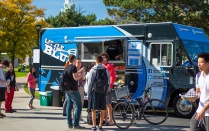 Little Blue Food Truck. 