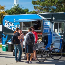 Little Blue Food Truck. 