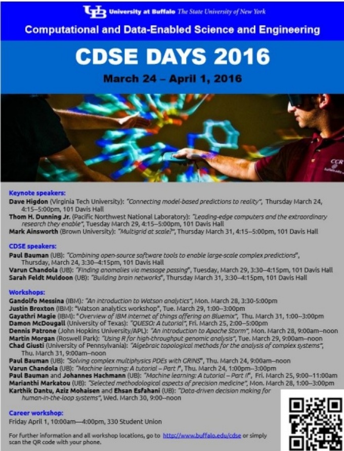 2016 CDSE Days Poster. 