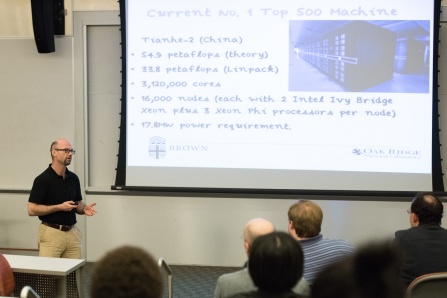 photo of a lecture. 