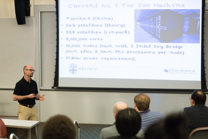 photo of a lecture. 